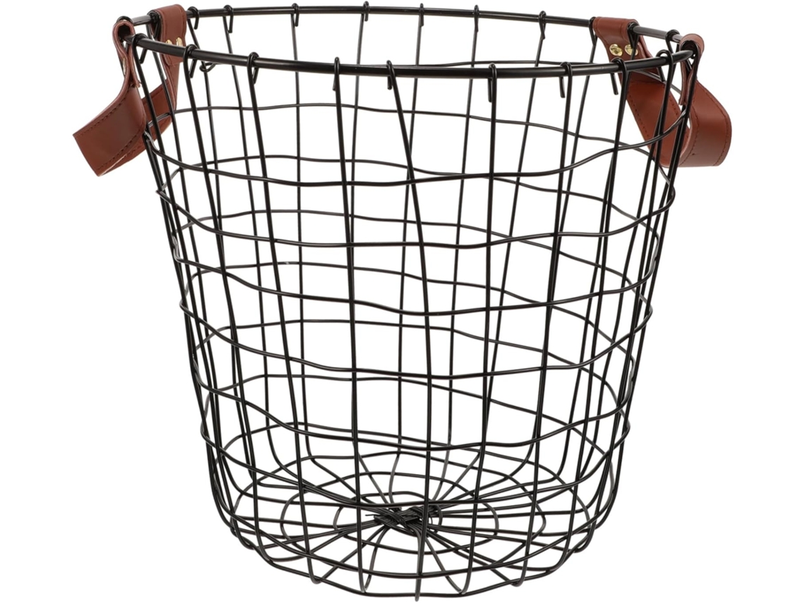 Cesta De Alambre Para Sujetar Leña, Organizador De Almacenamiento Para Chimenea, Leña Con