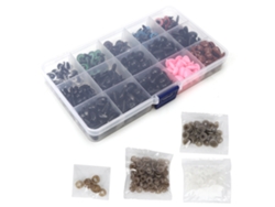 280 Piezas De Ojos De Juguete No Tóxicos Para Osos, Accesorios Para Manualidades Con Caja De Almacenamiento.