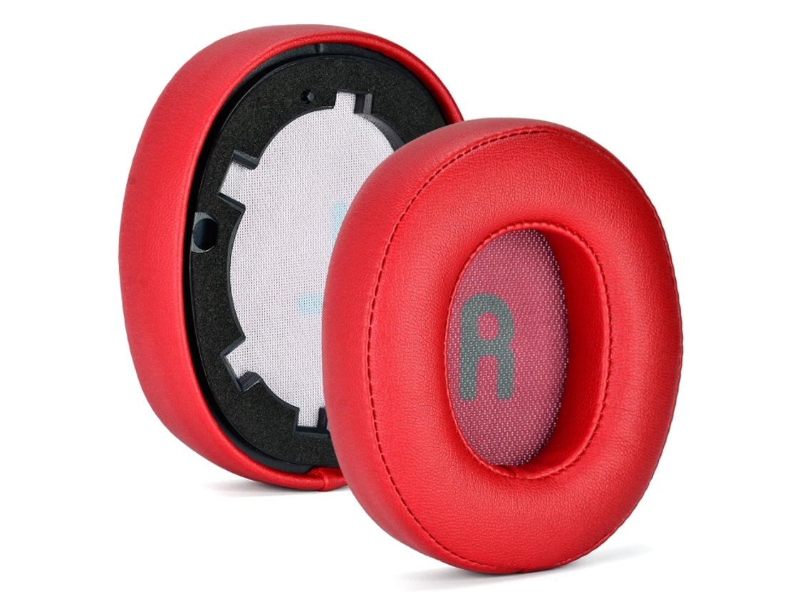 Almohadillas para auriculares JBL Tune 720BT, esponja suave, color rojo.