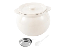 Recipiente cerámico para grasa de tocino de 800 ml Whiteslowmoose