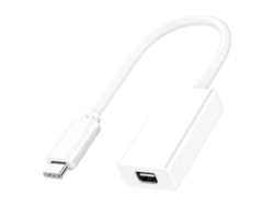 Adaptador Thunderbolt 3 USB 3.1 para Windows y Mac OS - Blanco