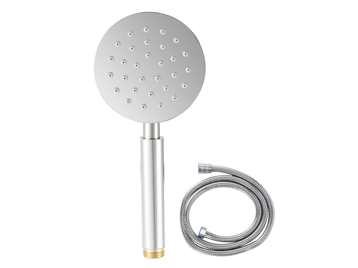Ducha de mano de alta presión con rosca G1/2" para baño doméstico con manguera