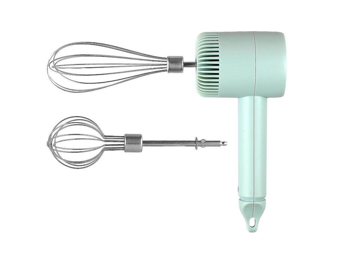 2026-batidora De Mano Eléctrica Inalámbrica Portátil Recargable Usb 3 Velocidades Acero Inoxidable 304 Verde
