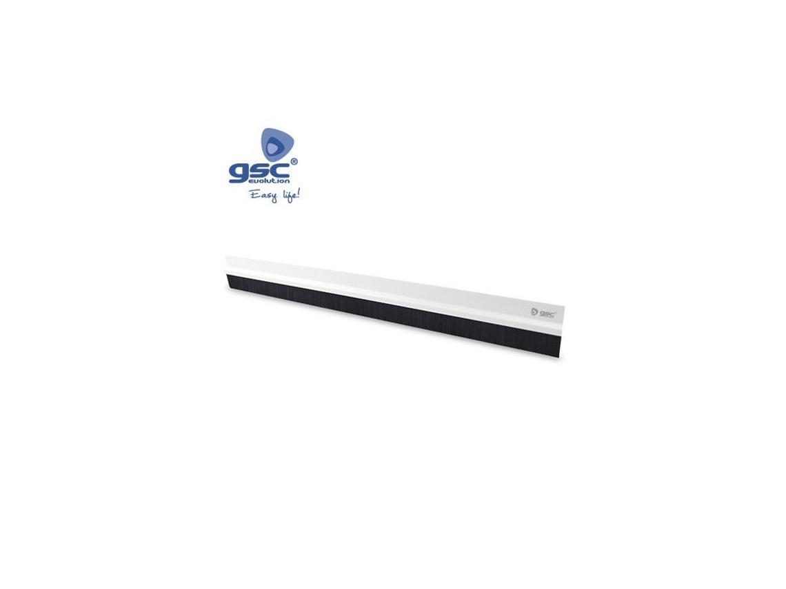 Burlete Adhesivo Pvc Con Flecos 1m Blanco Gsc 003803810