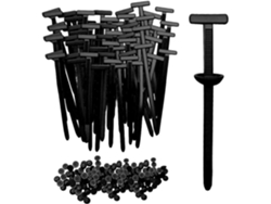 50 Hebillas Cable Nailon Para Reparación Coche