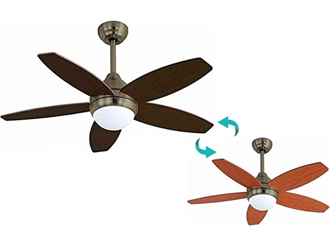 Ventilador de Techo BASTILIPO Bali Cuero Led