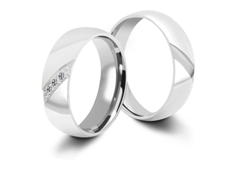 AKZENT Anillo de San Valentín/Compromiso/Amistad para Mujer en Acero Inoxidable – Tam.54 – 0127