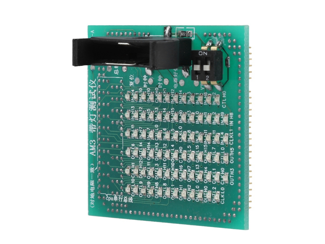 Para Analizador Y Probador De Cpu De Socket De Placa Base De Computadora Amd Lga Am3 Con Led