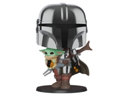 Figura Pop Star Wars Mandalorian Con Niño Yoda 25cm B.active
