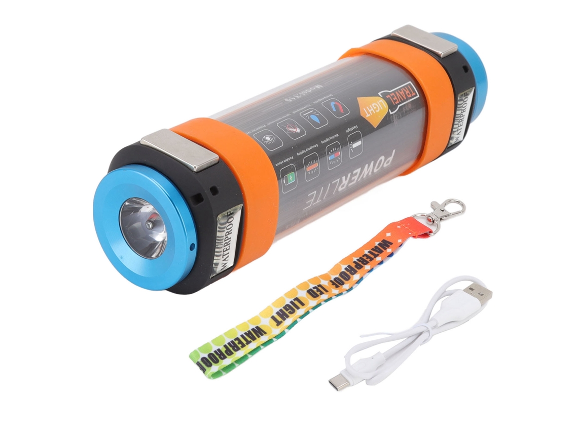 Lámpara Led Multifuncional Para Camping, Resistente Al Agua Ip68, Con Imán, Repelente De Mosquitos, Luz Naranja Para Actividades Al Aire Libre.