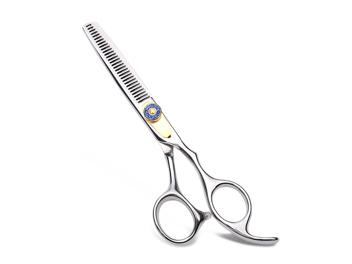 Tijeras profesionales para adelgazar el cabello de acero inoxidable para salón de peluquería JEDBESETZT