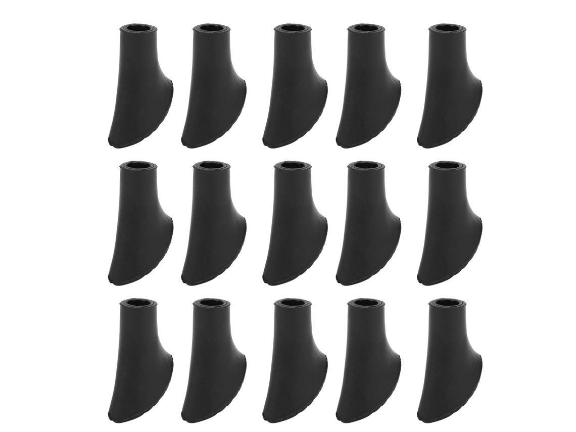 15 Protectores De Punta Para Bastones De Trekking, Funda Antideslizante, Accesorio Universal De Pvc.