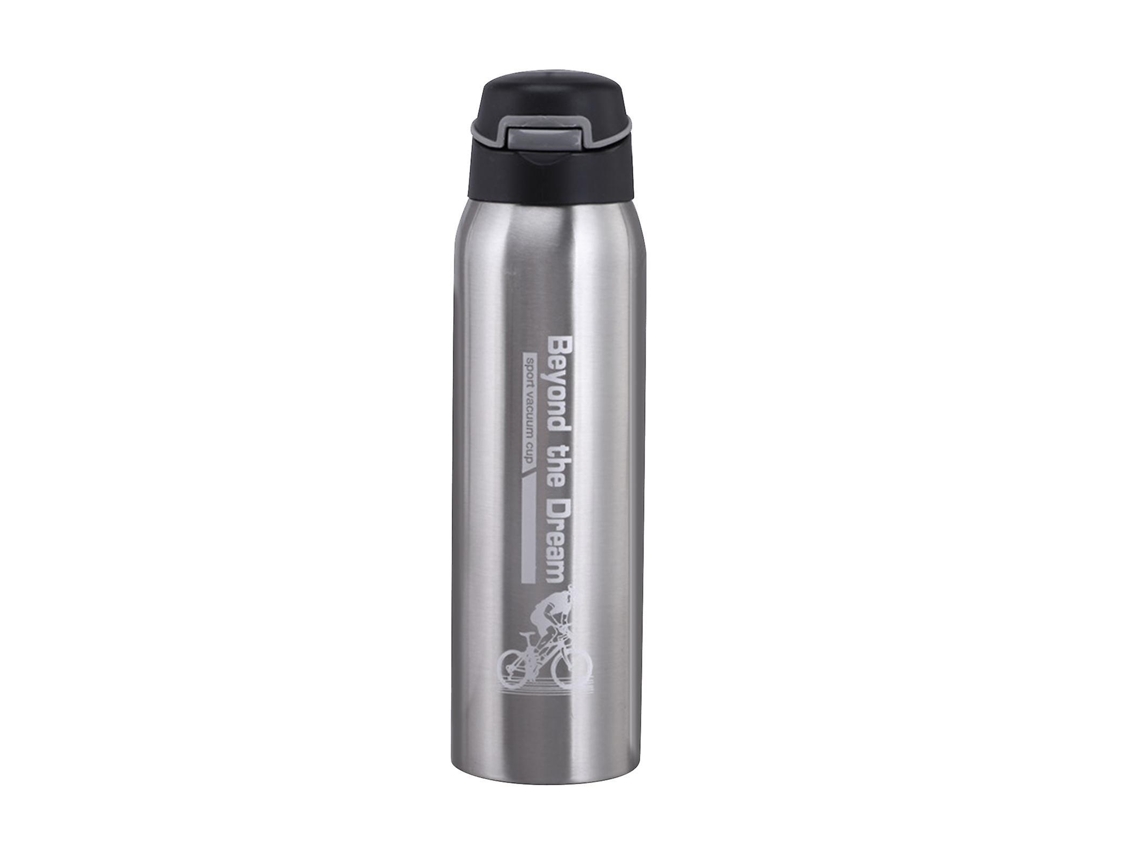 Botella De Agua Deportiva De Acero Inoxidable Para Correr, Escalar, Viajar, Plata Rosewell