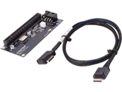 Tarjeta Adaptadora Sff-8612 A Pcie X4 X16 Para Gpu, Alimentada Por Un Cable De Cc De 4,0 3,12 V Ssf-