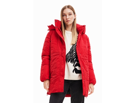 Chaqueta con capucha y cremallera para mujer DESIGUAL S