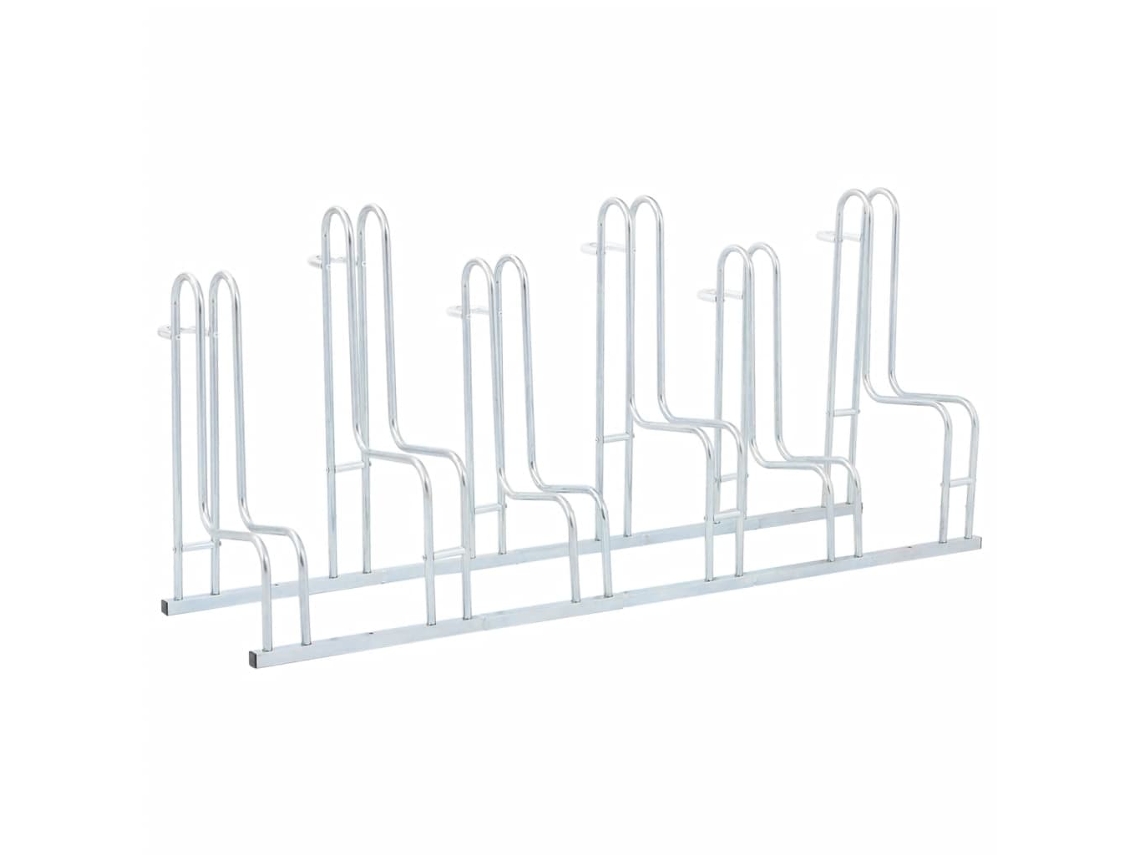Soporte VIDAXL para 6 bicicletas suelo independiente acero galvanizado