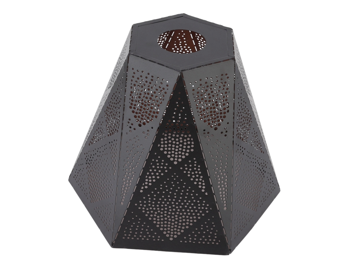 2026-lámpara De Mesa Con Tapa De Hierro Forjado Diseño Hueco Estilo Moderno Resistente A La Corrosión Para Portalamparas E27 E26