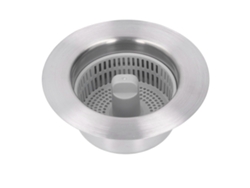 Filtro de desagüe de fregadero emergente que previene obstrucciones y olores. Colador de acero inoxidable.