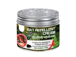 Crema Repelente De Ratas Potente, 120 G, Natural Y Sin Químicos, Para Roedores, Cucarachas Y Mosquitos.