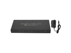 Divisor De Interfaz Multimedia Hd 2.0 4k 60hz 1 Entrada 4 Salidas 18 Gbps Hdcp2.2 Rgb444 Adaptador De Pantalla Espejo