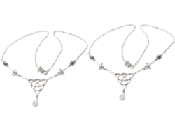 Conjunto De 2 Piezas De Accesorios Nupciales Para Ceremonias Y Ocasiones Especiales. Diseño Único Para Un Look Refinado.