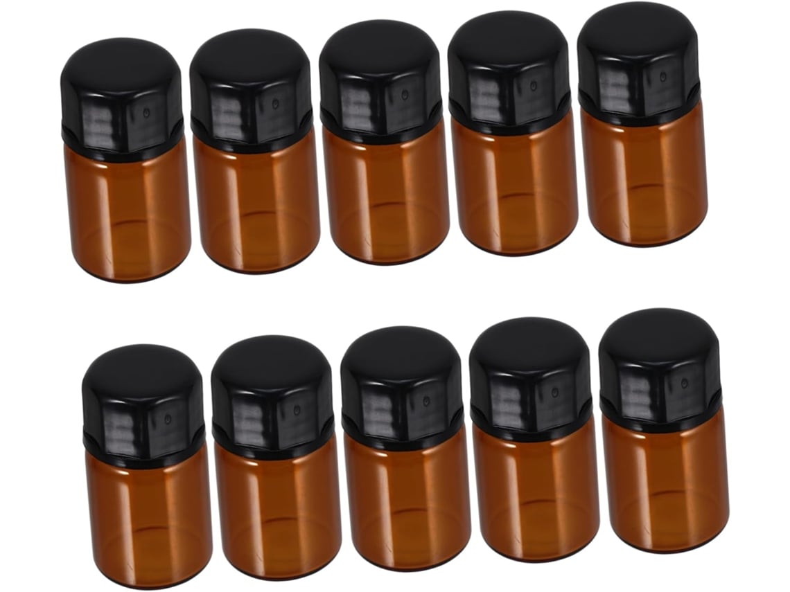 Conjunto De 50 Frascos De Vidro Vazios Para Maquiagem, Ideais Para Recarregar Seus Próprios Dispensadores De Cosméticos.