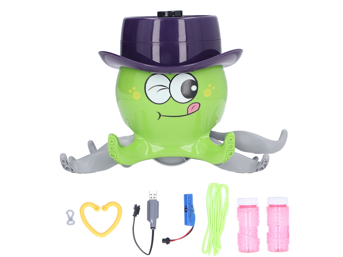 Yncm-máquina De Burbujas Automática Pulpo, Generador De Burbujas Para Niños, Juguete De Burbujeo