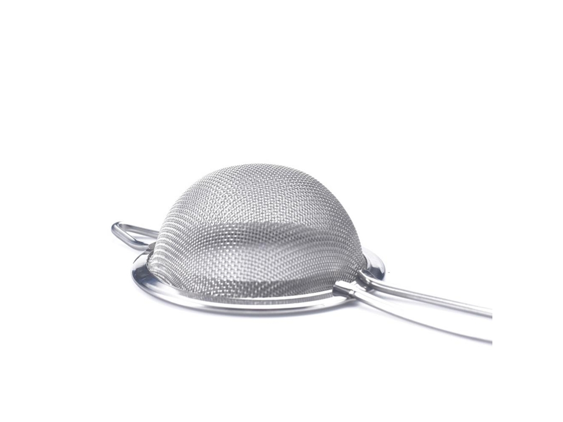 Colador de té de malla fina mini de 6,5 cm de acero inoxidable para té, cócteles, harina, azúcar y especias | Sin marca