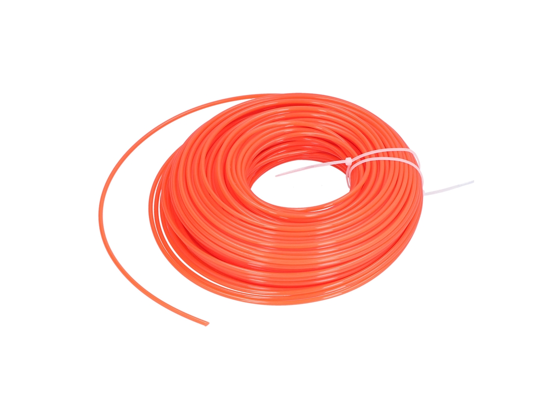 Hilo de nailon PRIMEROX para desbrozadoras, 3 mm, 50 m, naranja, para recarga | Sin marca
