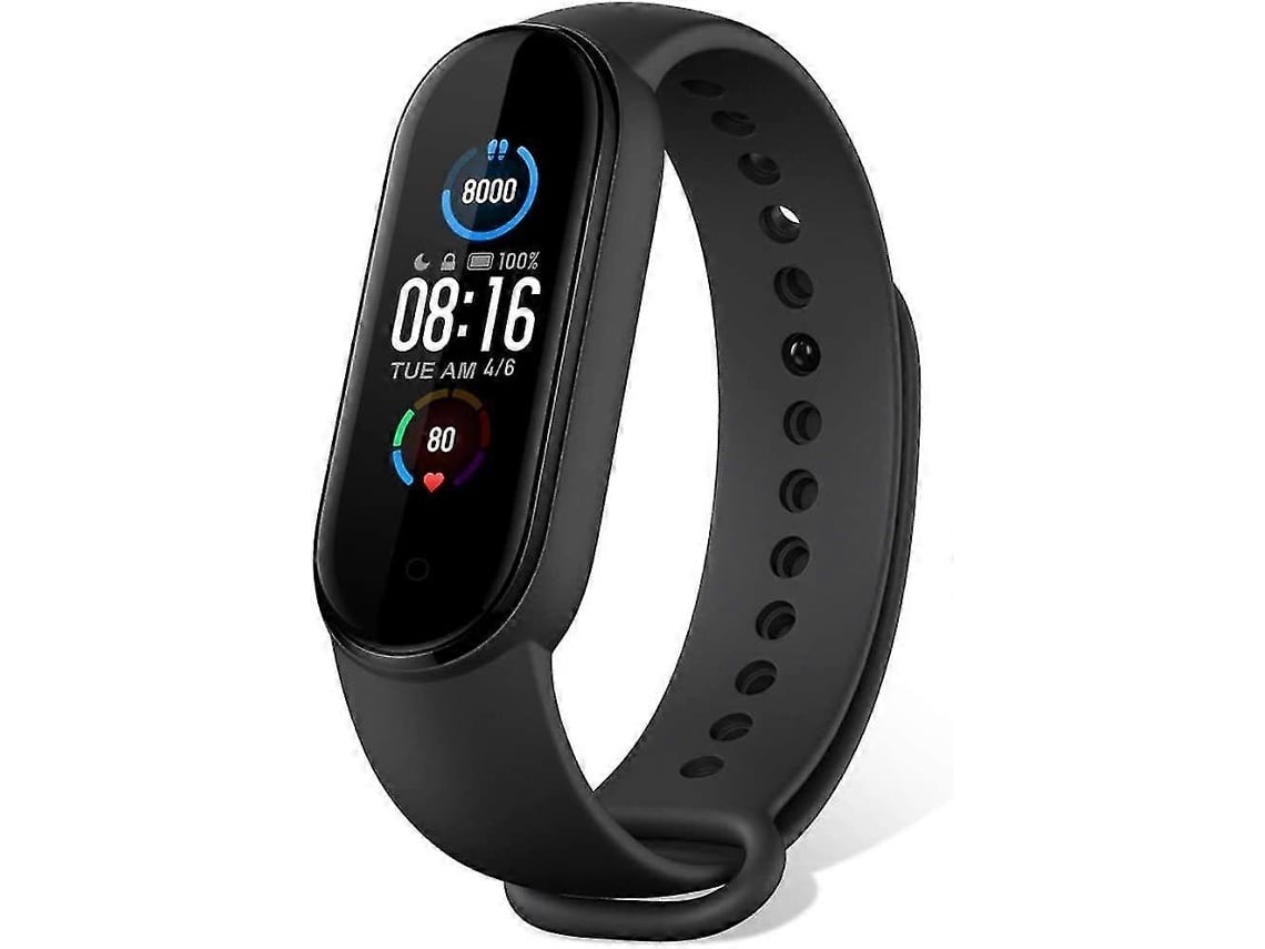 Xiaomi New Band 5 - Monitor de ritmo cardíaco, sueño resistente al agua hasta 3 atm, salud femenina, modos de entrenamiento, tienda Jinyubo