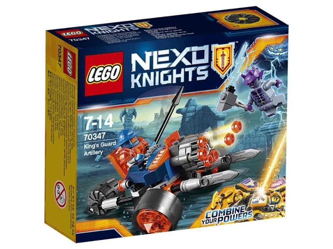 LEGO Nexo Knights: Artillería de la Guardia Real - 70347 (Edad Mínima: 7 - 98 Piezas)