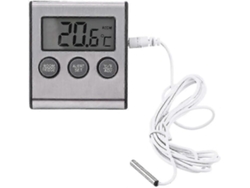Termómetro digital para congelador y refrigerador con alarma de advertencia de alta y baja temperatura. GOKOCO