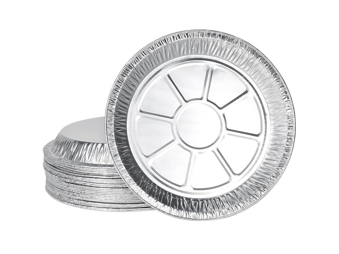 Moldes desechables de aluminio para hornear, 30 unidades, recipientes de hojalata para hornear pasteles y tartas.