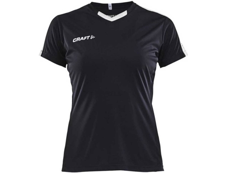 Camiseta de Mujer para Fútbol CRAFT Progress Contrast Blanco (M)