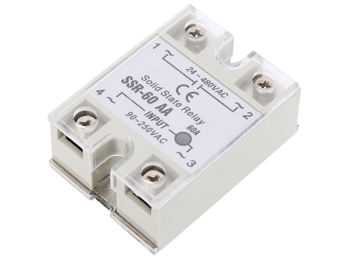 Relé De Estado Sólido Ac-ac Ssr De Alta Calidad Ssr-60-aa 24-480vac