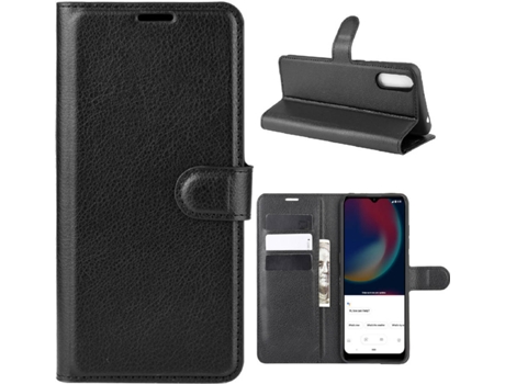 Carcasa Wiko VIEW 4 Livro Negro