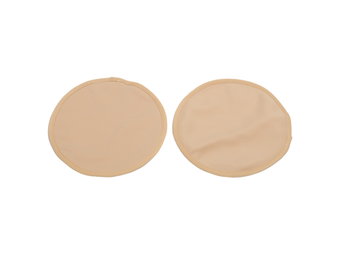 2pcs Toalla De Aceite De Ricino Para Senos: Doble Capa Y Reutilizable
