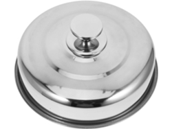 Cúpula Redonda De Acero Inoxidable Con Asa Metálica. Fácil De Limpiar. Superficie Uniforme Para Usar En Cocinas