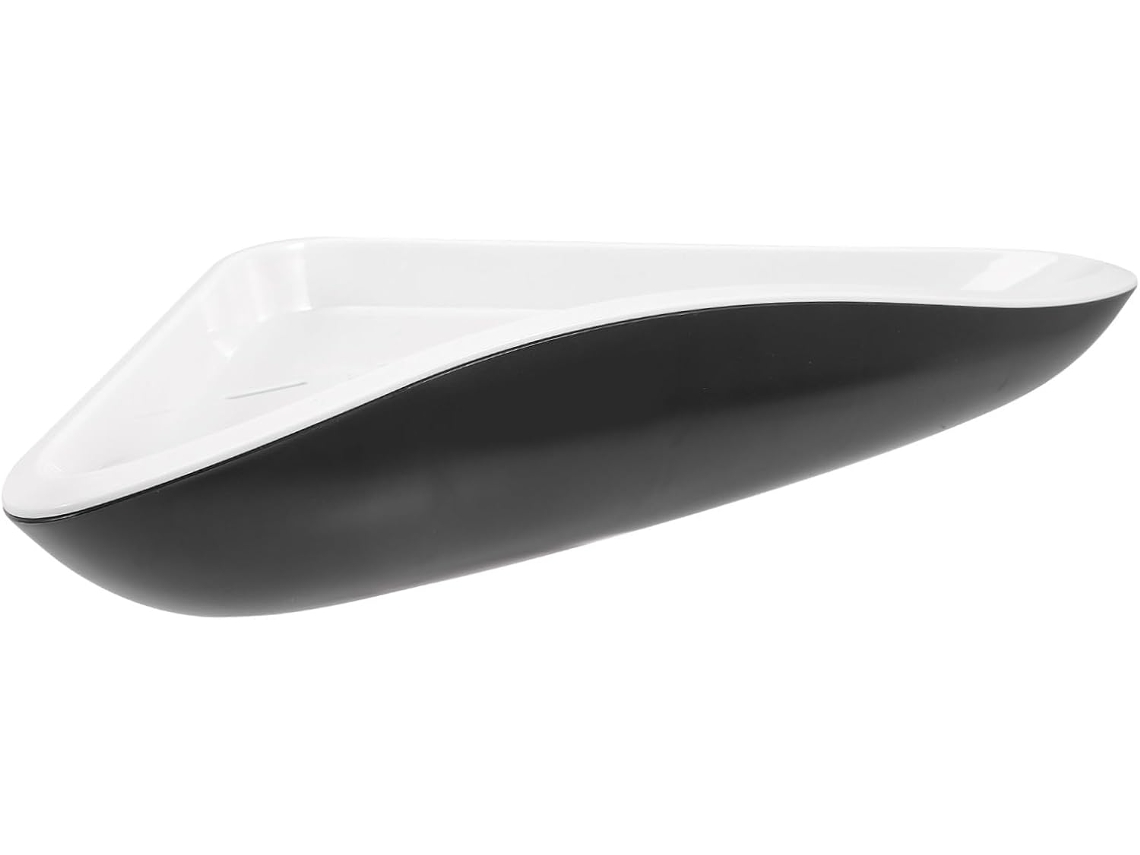Estante Esquinero Plástico Negro Requiere Taladro Diseño Multifuncional Almacenamiento Óptimo Baño No Aseo