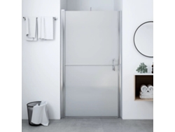 Puerta De Ducha De Vidrio Templado Esmerilado 91x195 Cm