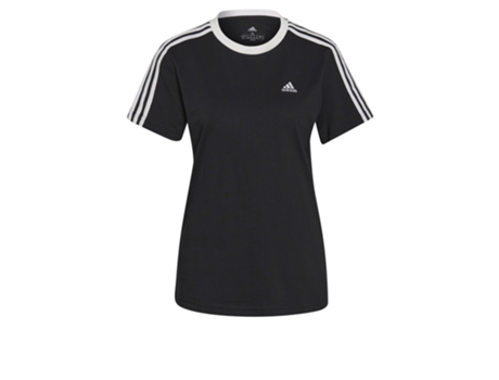 Camiseta de Mujer ADIDAS Essentials Tam Negro (XL)