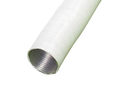 Tubo Aluminio Compacto Blanco Ø 100 mm / 5 metros WOLFPACK LINEA PROFESIONAL