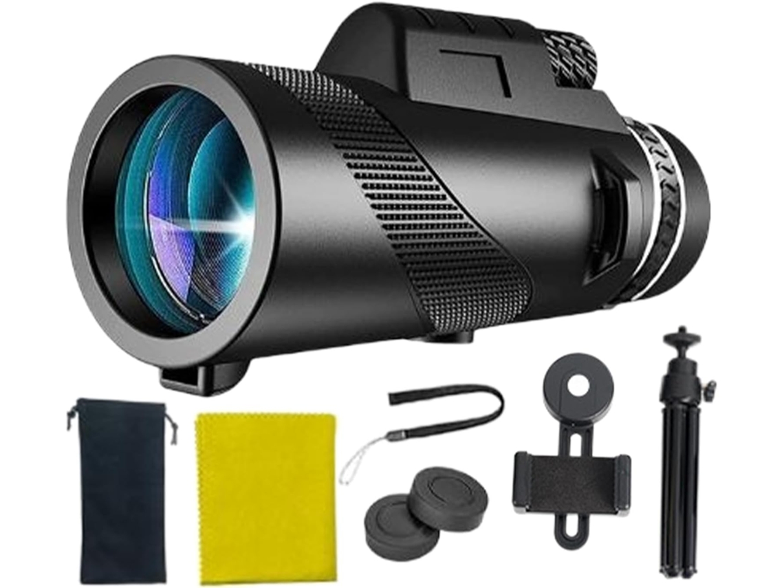 Telescopio Monocular De Alta Potencia Para Adultos | Trípode Impermeable