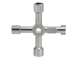 Llave Multifuncional 4 En 1 De Aleación De Zinc Para Armarios, Válvulas E Interruptores.