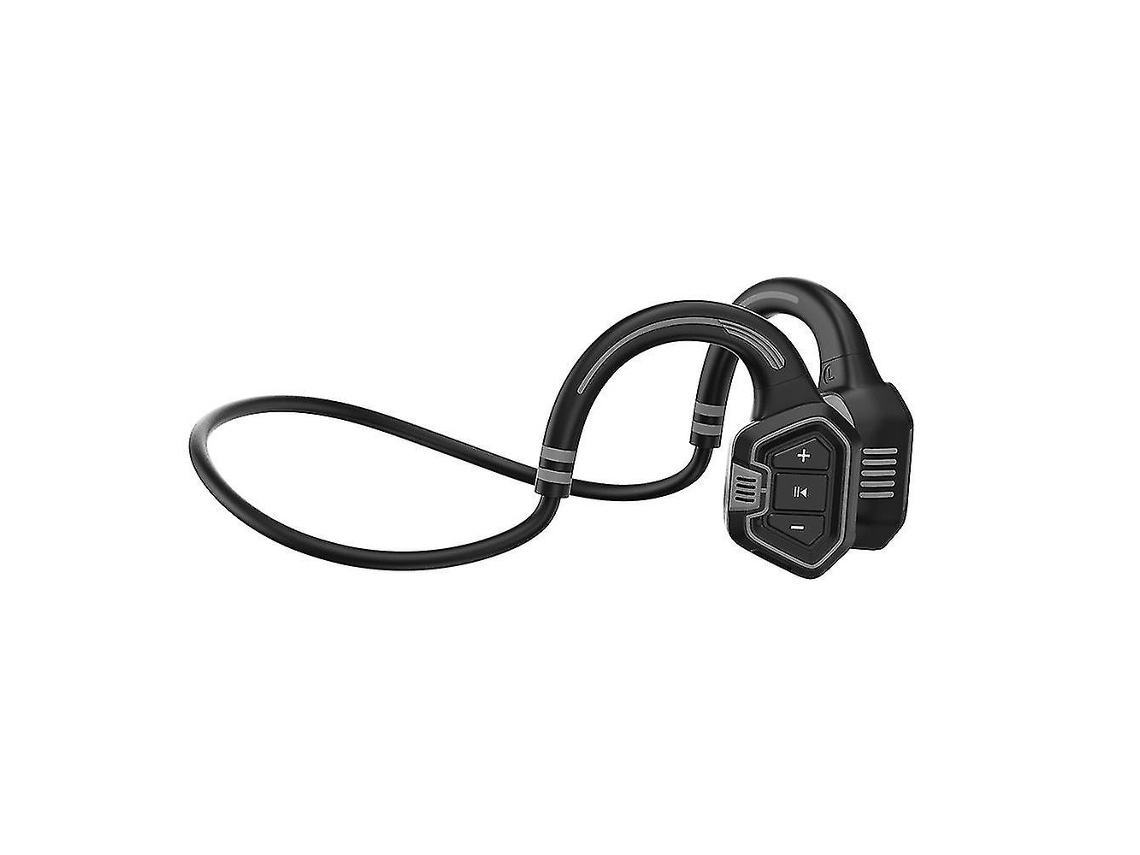 Auriculares Bluetooth Conducción ósea Mp3 Natación Ipx8 Impermeable 16Gb Memoria Micrófono Gris