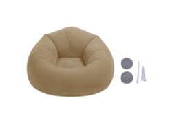 Sofá inflable portátil y plegable gris para sala de estar, dormitorio, oficina y viajes.