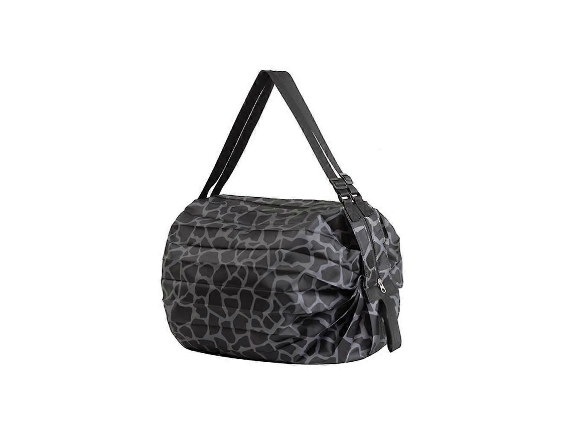Bolsa de la compra plegable y reutilizable, plegable, para llevar al hombro o en el bolso, impermeable, ideal para viajes, la playa y el supermercado.