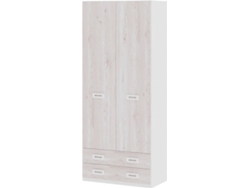 Armario MUEBLAM Nieve Artic Melamina (99x232x50 cm)