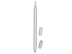 Bolígrafos estilográficos 2 en 1 con control preciso, aluminio, alta durabilidad, gris claro dorado