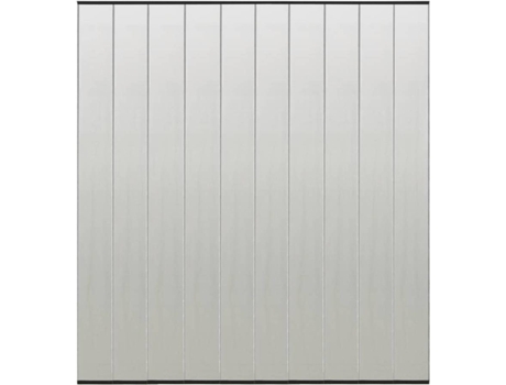vidaXL Mosquitera para puerta 10 pzas cortina de malla negro 240x240cm